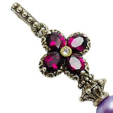 Load image into Gallery viewer, BARBARA BIXBY 18K sterling silver key designer pendant enhancer charm