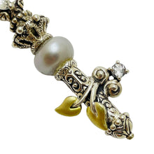 Load image into Gallery viewer, BARBARA BIXBY 18K sterling silver key designer pendant enhancer charm