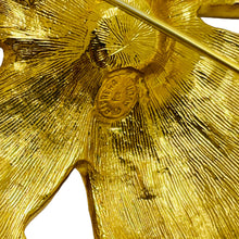 Load image into Gallery viewer, BARRERA for AVON signed vintage gold huge flower designer runway brooch