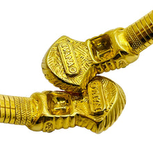 Load image into Gallery viewer, IVANA signed gold plated glass crystal designer runway wrap bracelet