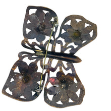 Load image into Gallery viewer, JOSEPH GOURDJI vintage bronze tone rhinestones butterfly designer brooch pendant