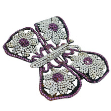 Load image into Gallery viewer, JOSEPH GOURDJI vintage bronze tone rhinestones butterfly designer brooch pendant