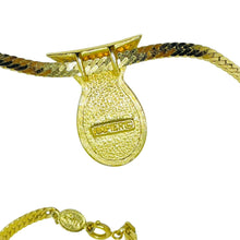 Load image into Gallery viewer, NAPIER signed vintage gold tone pearl rhinestones designer chain necklace