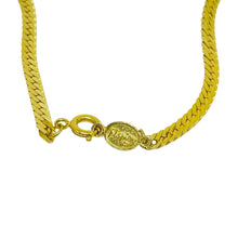 Load image into Gallery viewer, NAPIER signed vintage gold tone pearl rhinestones designer chain necklace