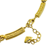 Load image into Gallery viewer, SWAROVSKI swan logo signed gold plated amethyst crystal designer necklace