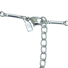 Load image into Gallery viewer, SWAROVSKI swan signed silver plated crystal designer necklace
