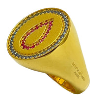 Load image into Gallery viewer, SWEET BLOOD - 18 Gold Vermeil Ring by DOROTA LASAK
