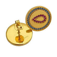 Load image into Gallery viewer, SWEET BLOOD - 18k Gold Vermeil Earrings by DOROTA LASAK