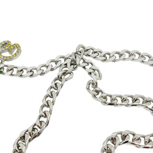Load image into Gallery viewer, Vintage ST. JOHN silver tone massive chain heart charms designer belt necklace