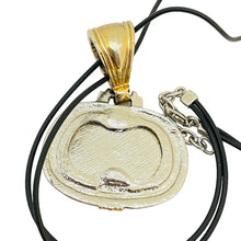 Load image into Gallery viewer, Vintage gold silver coin designer runway necklace