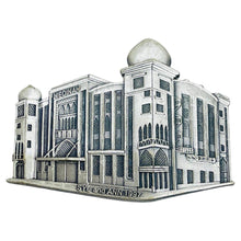 Load image into Gallery viewer, Vintage silver tone SYL AND ANN 1997 MEDINAH designer brooch