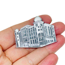 Load image into Gallery viewer, Vintage silver tone SYL AND ANN 1997 MEDINAH designer brooch