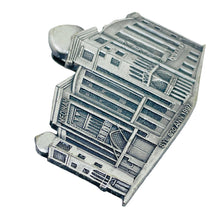 Load image into Gallery viewer, Vintage silver tone SYL AND ANN 1997 MEDINAH designer brooch