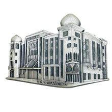 Load image into Gallery viewer, Vintage silver tone SYL AND ANN 1997 MEDINAH designer brooch