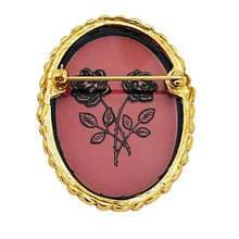 Load image into Gallery viewer, WHITING & DAVIS signed gold glass designer clip on earrings brooch set