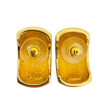 Load image into Gallery viewer, Vintage CHRISTIAN DIOR gold crystal designer runway earrings