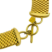 Load image into Gallery viewer, ANNE KLEIN AK signed gold tone massive designer runway choker necklace
