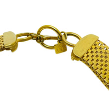 Load image into Gallery viewer, ANNE KLEIN AK signed gold tone massive designer runway choker necklace

