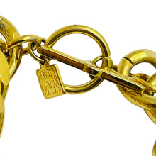 Load image into Gallery viewer, ANNE KLEIN signed vintage gold massive chain designer runway bracelet
