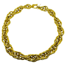 Load image into Gallery viewer, ANNE KLEIN signed vintage gold plated chain designer necklace

