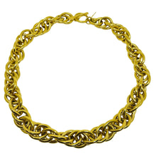 Load image into Gallery viewer, ANNE KLEIN signed vintage gold plated chain designer necklace

