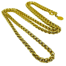 Load image into Gallery viewer, ANNE KLEIN signed vintage gold tone designer chain necklace
