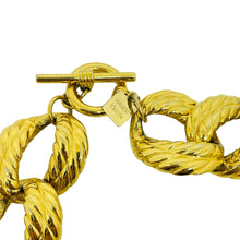Load image into Gallery viewer, ANNE KLEIN signed vintage gold tone massive chain designer necklace
