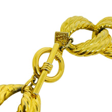 Load image into Gallery viewer, ANNE KLEIN signed vintage gold tone massive chain designer necklace
