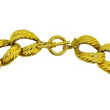 Load image into Gallery viewer, ANNE KLEIN signed vintage gold tone massive chain designer necklace
