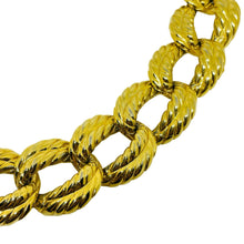 Load image into Gallery viewer, ANNE KLEIN signed vintage gold tone massive chain designer necklace
