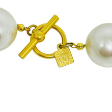 Load image into Gallery viewer, ANNE KLEIN signed vintage huge glass pearls choker designer necklace
