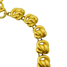 Load image into Gallery viewer, ANNE KLEIN signed vintage matte gold tone massive chain designer necklace
