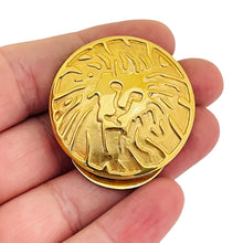 Load image into Gallery viewer, ANNE KLEIN vintage gold tone lions head scarf clip
