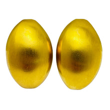 Load image into Gallery viewer, ANNE KLEIN vintage matte gold modernist designer runway earrings
