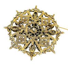 Load image into Gallery viewer, ART ARTHUR PEPPER signed vintage gold tone designer brooch
