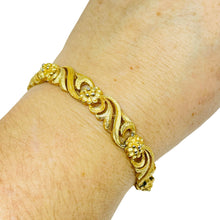 Load image into Gallery viewer, AVON signed vintage gold tone designer bracelet

