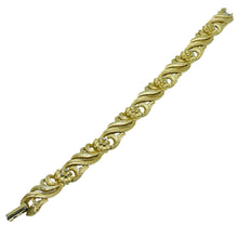 Load image into Gallery viewer, AVON signed vintage gold tone designer bracelet
