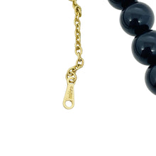 Load image into Gallery viewer, AVON signed vintage gold tone lucite pearl rhinestones designer beaded necklace
