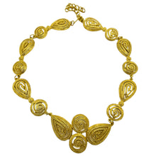 Load image into Gallery viewer, AVON signed vintage gold tone massive choker chain designer necklace
