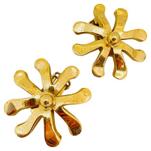 Load image into Gallery viewer, BERGERE signed vintage gold tone designer post earrings

