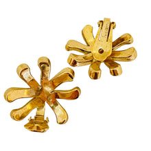Load image into Gallery viewer, BERGERE signed vintage gold tone designer post earrings
