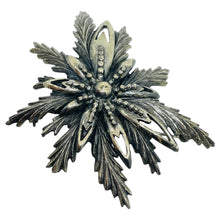 Load image into Gallery viewer, BOTTICELLI signed silver tone rhinestone designer brooch
