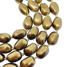 Load image into Gallery viewer, CAROLEE signed gold tone pearls choker designer necklace
