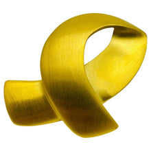 Load image into Gallery viewer, CAROLEE signed matte gold modernist sbstract designer brooch
