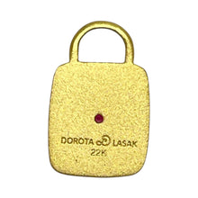 Load image into Gallery viewer, CHARM ME UP 22k gold ruby charm by DOROTA LASAK

