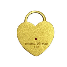 Load image into Gallery viewer, CHARM ME UP 22k gold ruby heart charm by DOROTA LASAK
