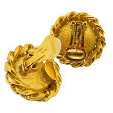Load image into Gallery viewer, CHRISTIAN DIOR signed vintage gold pearl designer runway clip on earrings
