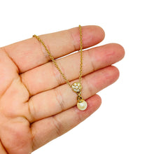 Load image into Gallery viewer, CHRISTIAN DIOR vintage nwt gold plated crystal pearl designer necklace
