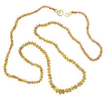 Load image into Gallery viewer, DOROTA LASAK 22k gold fire opal beaded necklace
