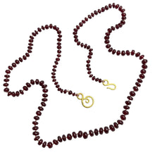 Load image into Gallery viewer, DOROTA LASAK 22k gold ruby beaded necklace
